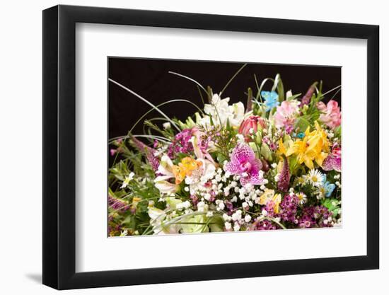 Bouquet of Colorful Flowers-maksheb-Framed Photographic Print