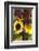 Bouquet of Colorful Sunflowers at Market, Savannah, Georgia, USA-Joanne Wells-Framed Photographic Print