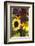 Bouquet of Colorful Sunflowers at Market, Savannah, Georgia, USA-Joanne Wells-Framed Photographic Print