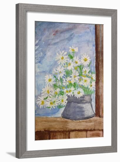 Bouquet Of Daisies-kirilstanchev-Framed Premium Giclee Print