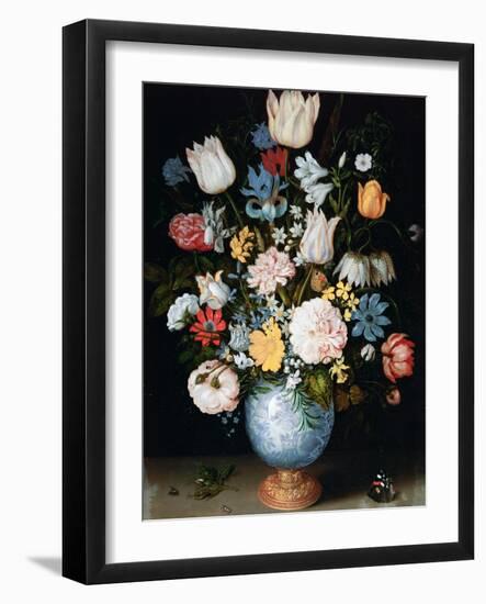 Bouquet of Flowers, 1609-Ambrosius Bosschaert the Elder-Framed Giclee Print