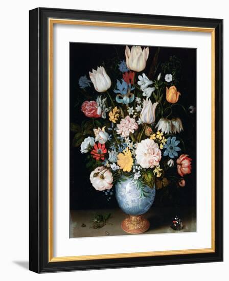 Bouquet of Flowers, 1609-Ambrosius Bosschaert the Elder-Framed Giclee Print