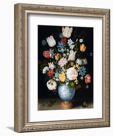 Bouquet of Flowers, 1609-Ambrosius Bosschaert the Elder-Framed Giclee Print