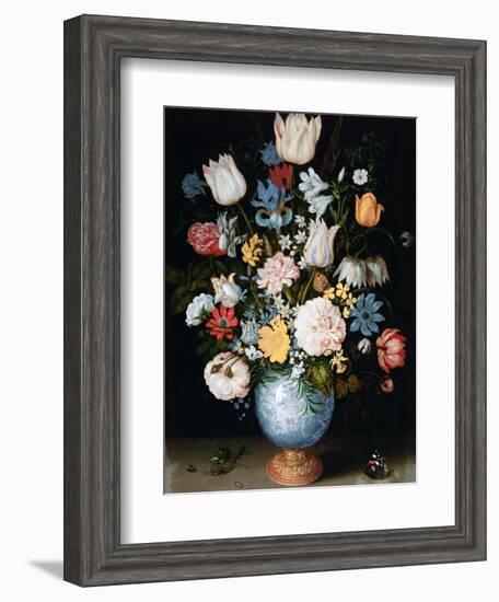 Bouquet of Flowers, 1609-Ambrosius Bosschaert the Elder-Framed Giclee Print