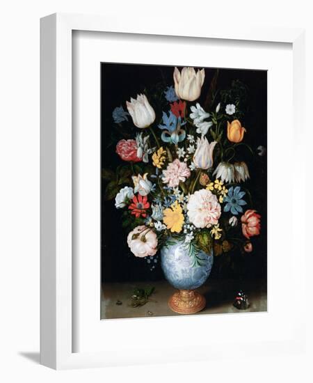 Bouquet of Flowers, 1609-Ambrosius Bosschaert the Elder-Framed Giclee Print