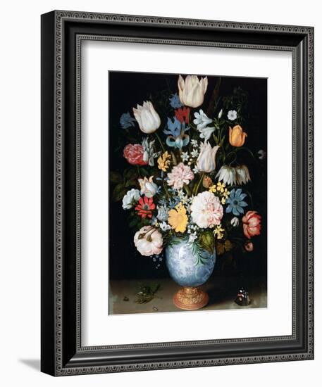 Bouquet of Flowers, 1609-Ambrosius Bosschaert the Elder-Framed Giclee Print