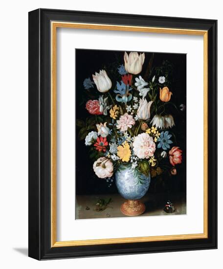 Bouquet of Flowers, 1609-Ambrosius Bosschaert the Elder-Framed Giclee Print