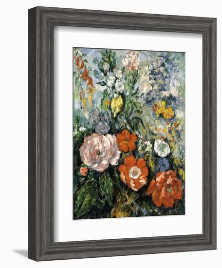 Bouquet of Flowers, 1879-1880-Paul Cézanne-Framed Giclee Print