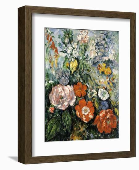 Bouquet of Flowers, 1879-1880-Paul Cézanne-Framed Giclee Print