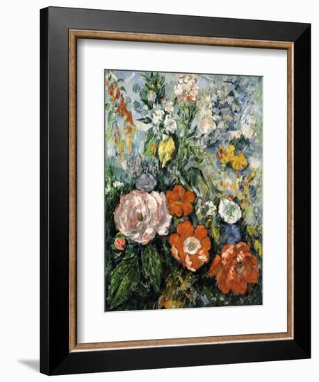 Bouquet of Flowers, 1879-1880-Paul Cézanne-Framed Giclee Print