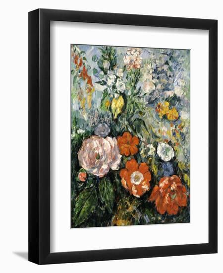 Bouquet of Flowers, 1879-1880-Paul Cézanne-Framed Giclee Print