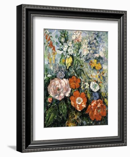 Bouquet of Flowers, 1879-1880-Paul Cézanne-Framed Giclee Print