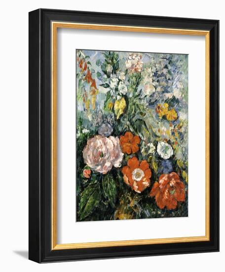 Bouquet of Flowers, 1879-1880-Paul Cézanne-Framed Giclee Print