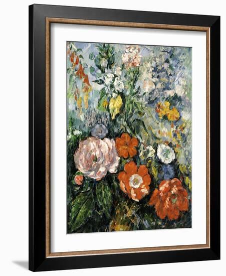 Bouquet of Flowers, 1879-1880-Paul Cézanne-Framed Giclee Print