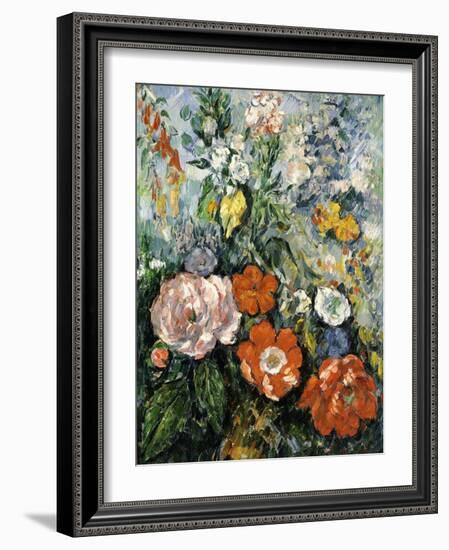 Bouquet of Flowers, 1879-1880-Paul Cézanne-Framed Giclee Print