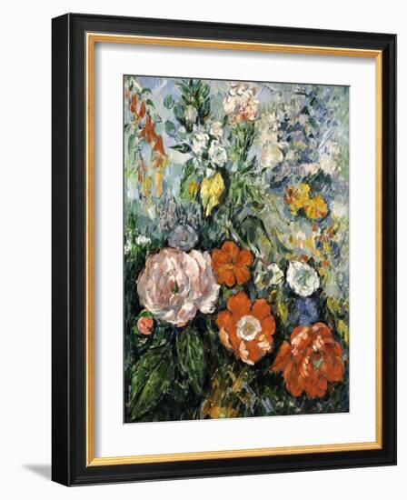 Bouquet of Flowers, 1879-1880-Paul Cézanne-Framed Giclee Print