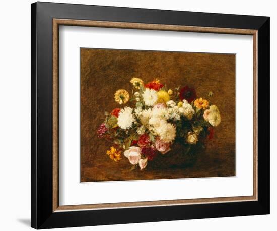 Bouquet of Flowers, 1894-Ignace Henri Jean Fantin-Latour-Framed Giclee Print