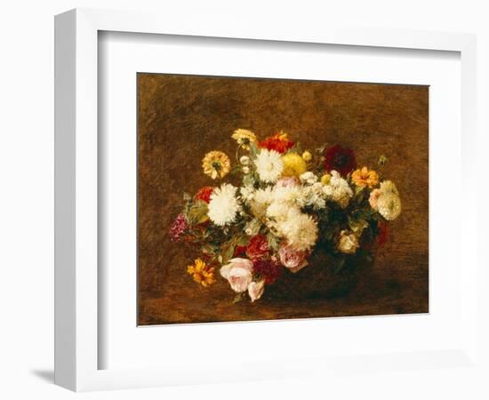 Bouquet of Flowers, 1894-Ignace Henri Jean Fantin-Latour-Framed Giclee Print