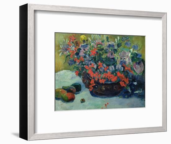 Bouquet of Flowers, 1897-Paul Gauguin-Framed Premium Giclee Print