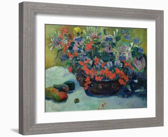 Bouquet of Flowers, 1897-Paul Gauguin-Framed Giclee Print