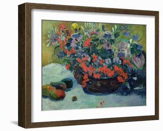 Bouquet of Flowers, 1897-Paul Gauguin-Framed Giclee Print