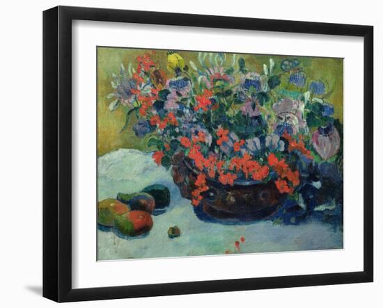 Bouquet of Flowers, 1897-Paul Gauguin-Framed Giclee Print