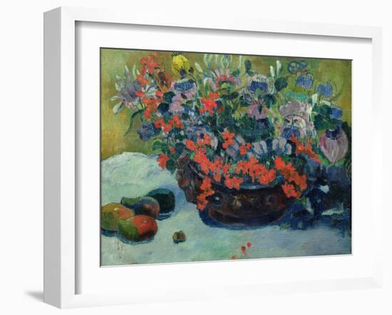 Bouquet of Flowers, 1897-Paul Gauguin-Framed Giclee Print