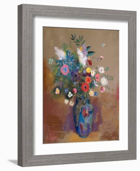 Bouquet of Flowers, c.1905-Odilon Redon-Framed Giclee Print