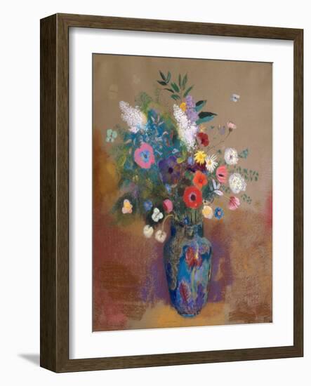 Bouquet of Flowers, c.1905-Odilon Redon-Framed Giclee Print