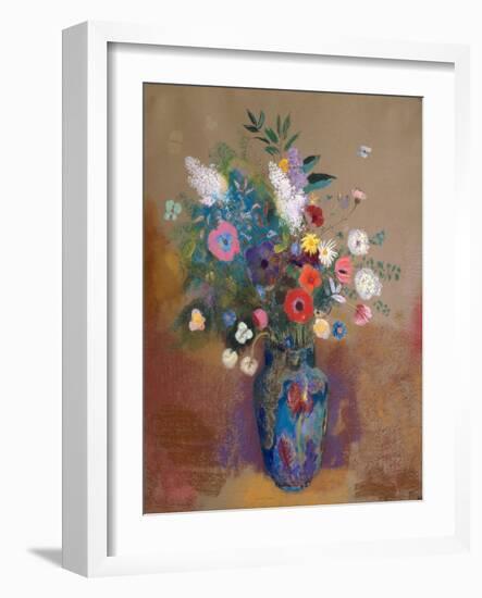 Bouquet of Flowers, c.1905-Odilon Redon-Framed Giclee Print