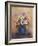 Bouquet of Flowers in a Blue Vase-Odilon Redon-Framed Giclee Print