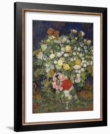 Bouquet of Flowers in a Vase, 1890-Vincent van Gogh-Framed Giclee Print