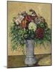 Bouquet of Flowers in a Vase, circa 1877-Paul Cézanne-Mounted Giclee Print