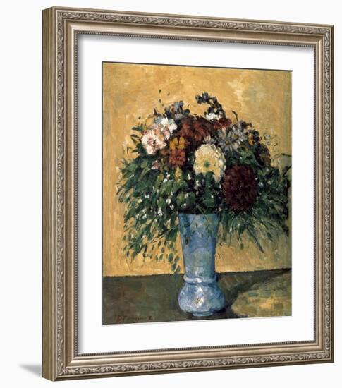 Bouquet of Flowers in a Vase-Paul Cézanne-Framed Art Print