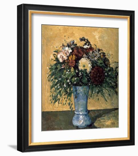 Bouquet of Flowers in a Vase-Paul Cézanne-Framed Art Print