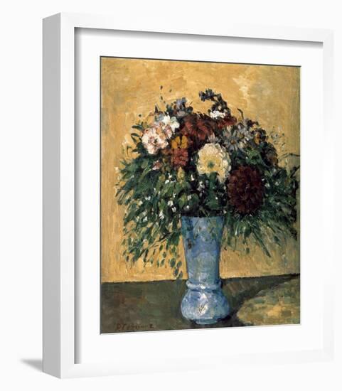 Bouquet of Flowers in a Vase-Paul Cézanne-Framed Art Print