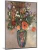 Bouquet of Flowers in a Vase-Odilon Redon-Mounted Giclee Print