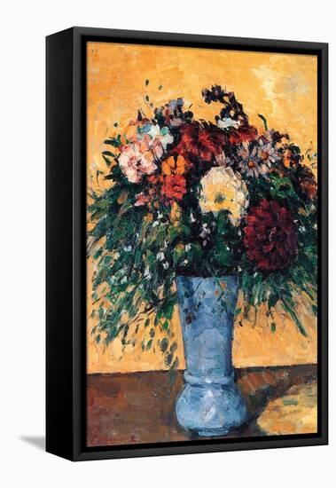 Bouquet of Flowers in a Vase-Paul C?zanne-Framed Stretched Canvas