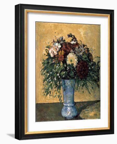 Bouquet of Flowers in a Vase-Paul Cézanne-Framed Art Print