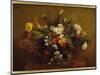 Bouquet of Flowers. Painting by Eugene Delacroix (1798-1863), 19Th Century. Oil on Canvas. Dim: 0,6-Ferdinand Victor Eugene Delacroix-Mounted Giclee Print
