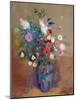 Bouquet of Flowers-Odilon Redon-Mounted Art Print