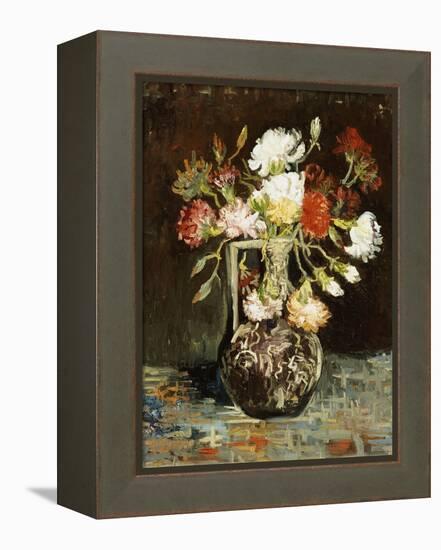 Bouquet of Flowers-Vincent van Gogh-Framed Premier Image Canvas