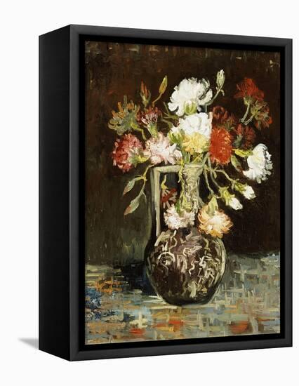 Bouquet of Flowers-Vincent van Gogh-Framed Premier Image Canvas
