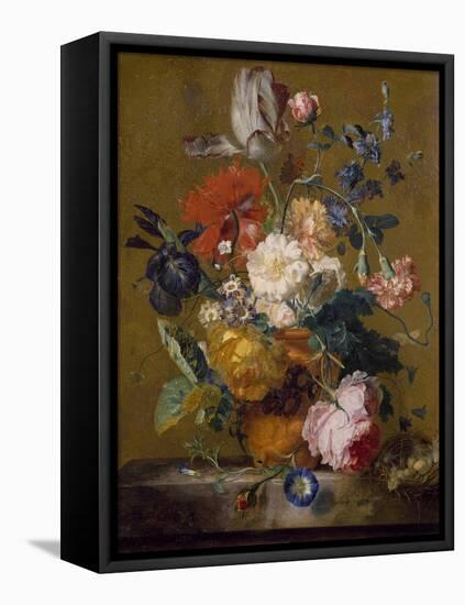 Bouquet of Flowers-Jan van Huysum-Framed Premier Image Canvas