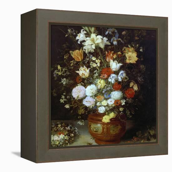 Bouquet of Flowers-Jan Brueghel the Elder-Framed Premier Image Canvas