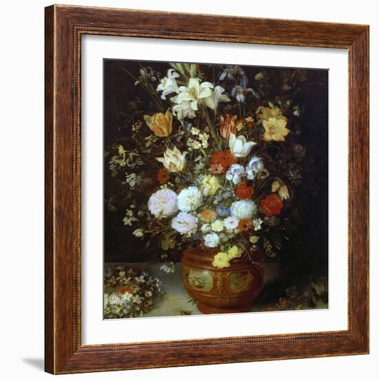 Bouquet of Flowers-Jan Brueghel the Elder-Framed Giclee Print