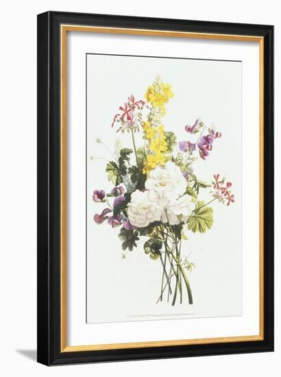 Bouquet of Mixed Flowers-Jean Louis Prevost-Framed Giclee Print