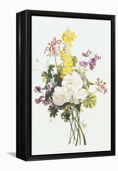 Bouquet of Mixed Flowers-Jean Louis Prevost-Framed Premier Image Canvas