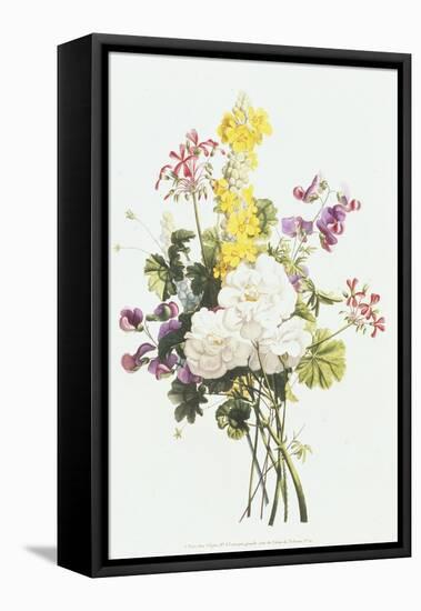 Bouquet of Mixed Flowers-Jean Louis Prevost-Framed Premier Image Canvas