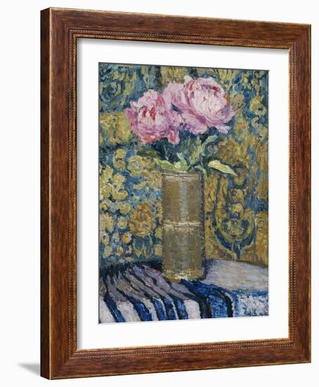 Bouquet of Peonies, Le Bouquet de Pivoines-Henri Martin-Framed Giclee Print